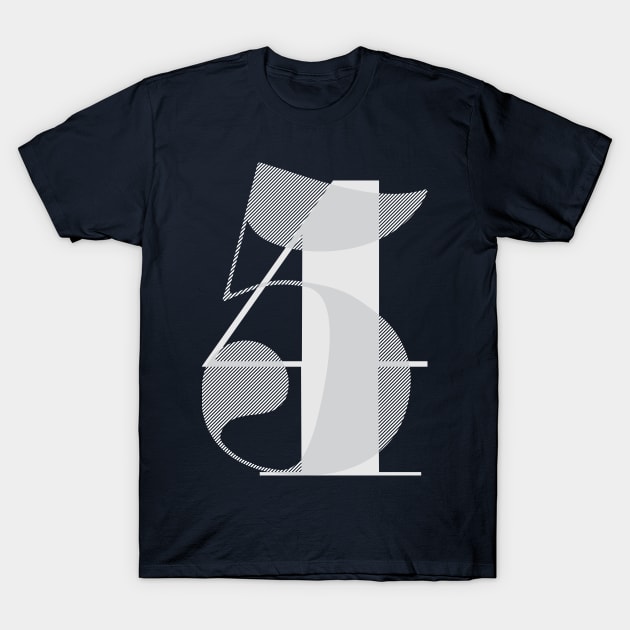 Forty Five T-Shirt by modernistdesign